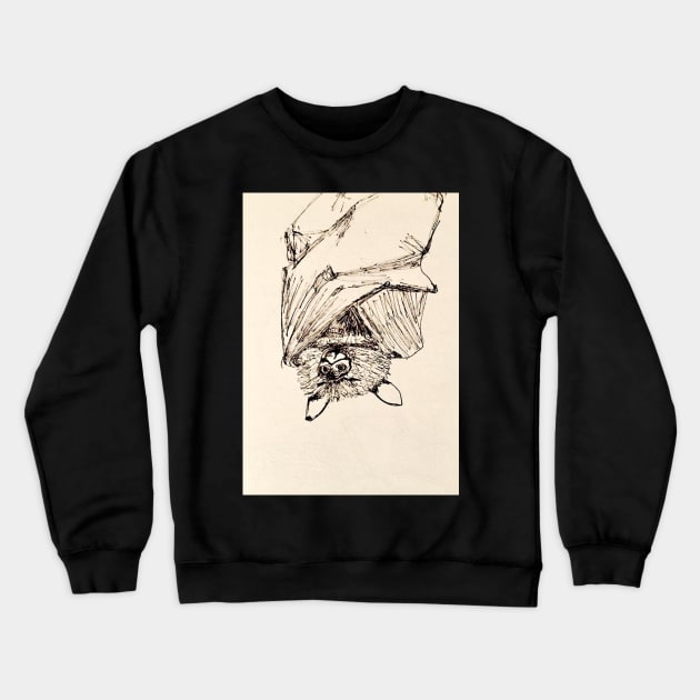 Cozy Bat Crewneck Sweatshirt by Rawcanvas